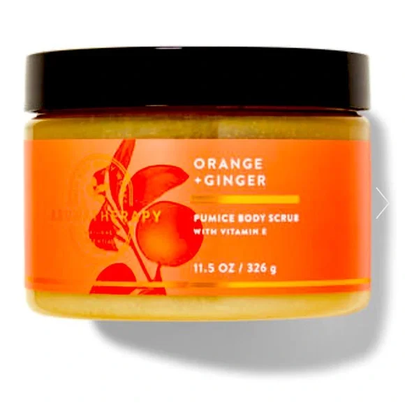 NWT Bath & Body Works Orange + Ginger Pumice Body Scrub With Vitamin E - Picture 1 of 1